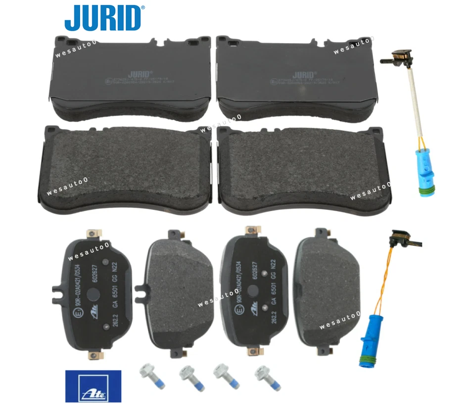 Juego de pastillas de freno delanteras y traseras + sensores OEM para Mercedes E53 AMG 2 puertas Foto 1 de 1