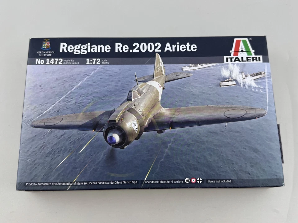 Italeri Reggiane Re.2002 Ariete 1:72 1472 Modelado - Imagen 1 de 1