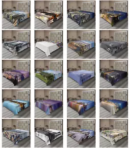 Ambesonne Urban Pattern Flat Sheet Top Sheet Decorative Bedding 6 Sizes - Picture 1 of 42