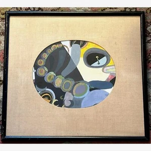 Abstract Painting Titled "Peth of Vega" - Signed and Dated 1965 - Picture 1 of 3