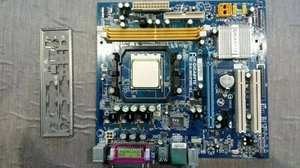 PLACA BASE gigabyte GA M61PME S2 + CPU AMD64 X2 ADO4200 + CHAPA TRASERA - Imagen 1 de 5