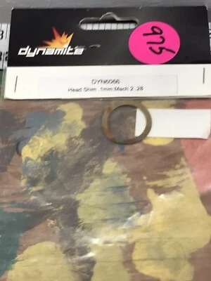Dynamite DYN6066 Head Shim: {1mmX1pc}Mach 2 .19T EngineFits Traxxas NIP USA SHIP - Image 1 of 3