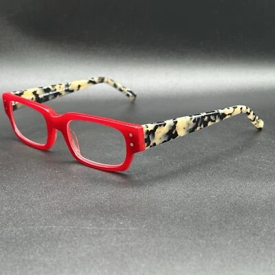 Óculos de leitura eyebobs Peckerhead 2275 +1,50 vermelho e torta flexível 50-13 usado - Imagem 1 de 4