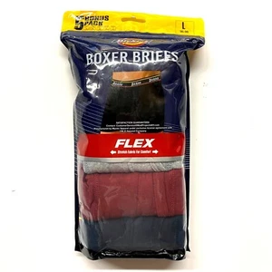 Men's Dickies 5-Pack Cotton Contour Pouch Boxer Briefs - Multi Color - L (36-38) - Picture 1 of 4