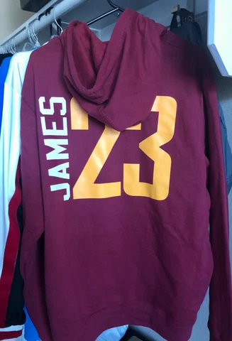 New Cleveland Cavaliers Fanatics Pullover Hoodie Sweater NBA Lebron James #23 Cover