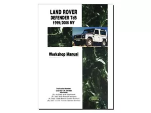 WORKSHOP MANUAL LAND ROVER DA3157W DEFENDER - TD5 - 1999 - 2006 - Picture 1 of 1