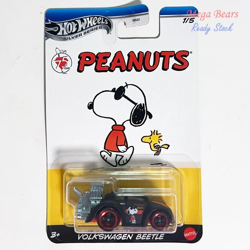 Mattel Hot Wheels 2025 Silver Series Peanuts #1 Volkswagen Beetle *New* GDG83 - Image 1 of 1