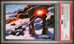 1996 Star Wars Shadows of the Empire Snow Speeder Vs AT-AT On Hoth PSA 9 POP 1 - Picture 1 of 2