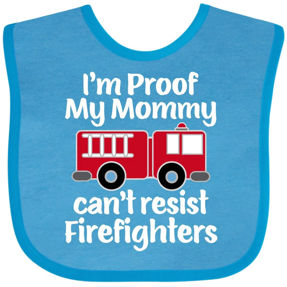 Inktastic Bombero Papá Bebé Bombero Bebé Babero Ropa Divertida Infantil Foto 1 de 1