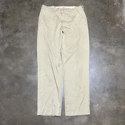 Vintage 60s Lee Chetopa Twill Tan Workwear Chinos 33x30 1960s True Vintage - Image 1 of 4