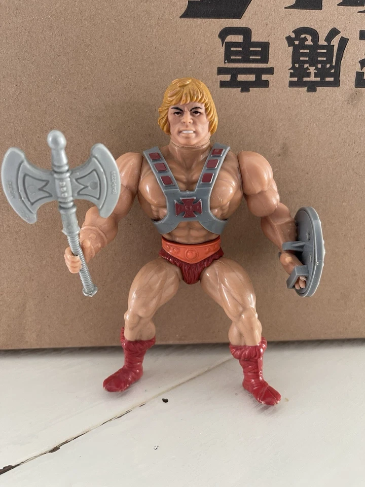 Masters of the Universe  HE-MAN Made In Taiwan  MOTU MATTEL 1981 Loose - Immagine 1 di 4