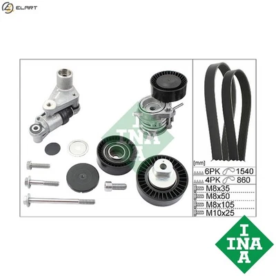 VRIBBED BELT SET 529 0053 10 FOR BMW Z4/Roadster/E85 X5/SAV/E53 M54B30 3.0L 6cyl - Image 1 of 4