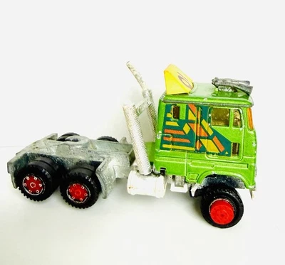 Camión Majorette Super Movers Ford CL-9000 Cabover cabina Francia verde Foto 1 de 4