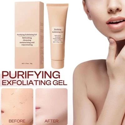 1-3x Purifying Exfoliating Gel, Quarxery Purifying Cream for Face & Body 50g - Image 1 of 4