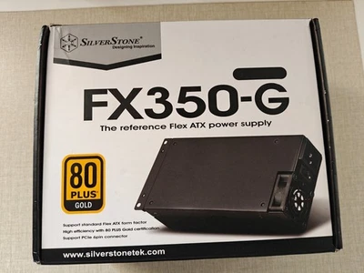 350W SilverStone Flex Series FX350-G, Flex ATX Fully Wired, 80PLUS Gold, Single  - Bild 1 von 4