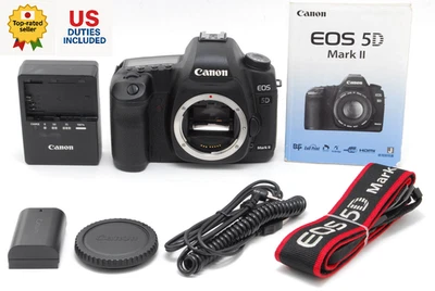 🎦[Near MINT++] Canon EOS 5D Mark II 21.1MP Digital SLR  w/ Battery  FROM JAPAN - Image 1 of 4