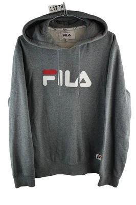 FILA Grey Hoodie size L Mens Pullover Casual Outdoors Outerwear - Image 1 of 4
