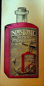 Folleto publicitario Sims Tonic Elixir años 20 medicina curandera - Imagen 1 de 3