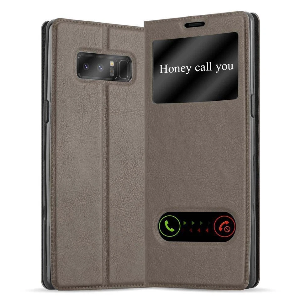 Funda para Teléfono Samsung Galaxy NOTE 8 Protección Ventana Libro Billetera Foto 1 de 1