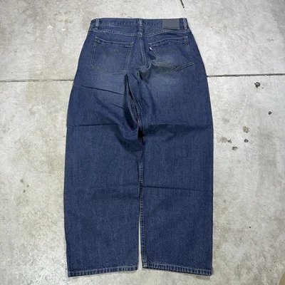 Vintage Levi's Silvertab Jeans Men's 34x32 Loose Y2K Baggy Skater Denim Dark - Image 1 of 4