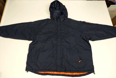 Abrigo Harbor Bay para hombre ~ Capucha empaquetable ~ Bolsillos ~ 4XL ~ 100% poliéster ~ Azul Naranja Gris Foto 1 de 4