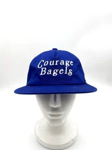 Courage Bagels Hat Cap Strapback Blue Cotton Adjustable - Picture 1 of 8