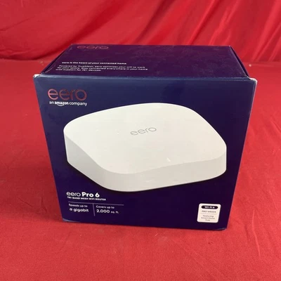 Eero (K010001) Pro 6 Tri-Band Mesh WIFI Router - Open Box Condition - Image 1 of 4