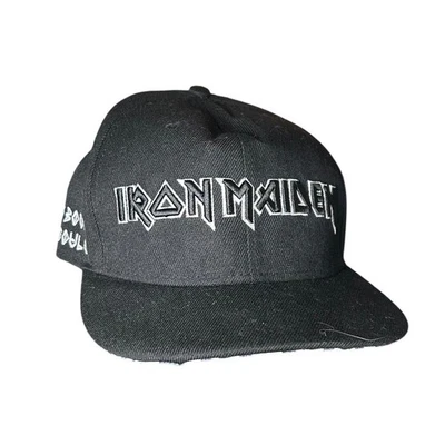 Iron Maiden Book of Souls Black Hat Cap Heavy Metal Band Rock Music - Image 1 of 4