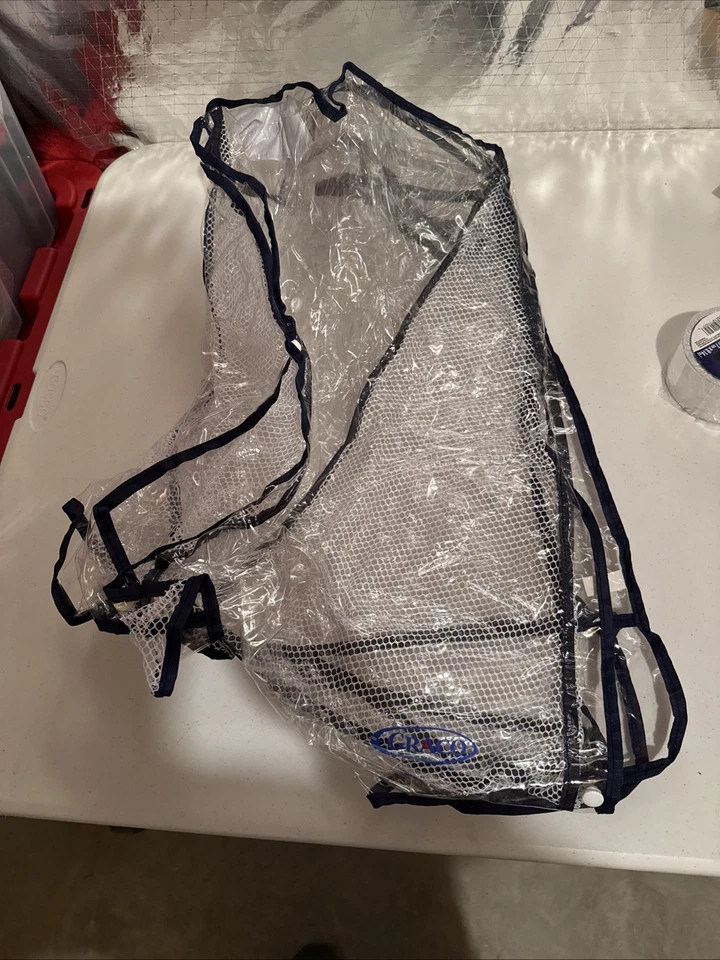 Cubierta protectora contra la intemperie para cochecito de jogging Graco ajuste universal ventilación transparente Foto 1 de 1