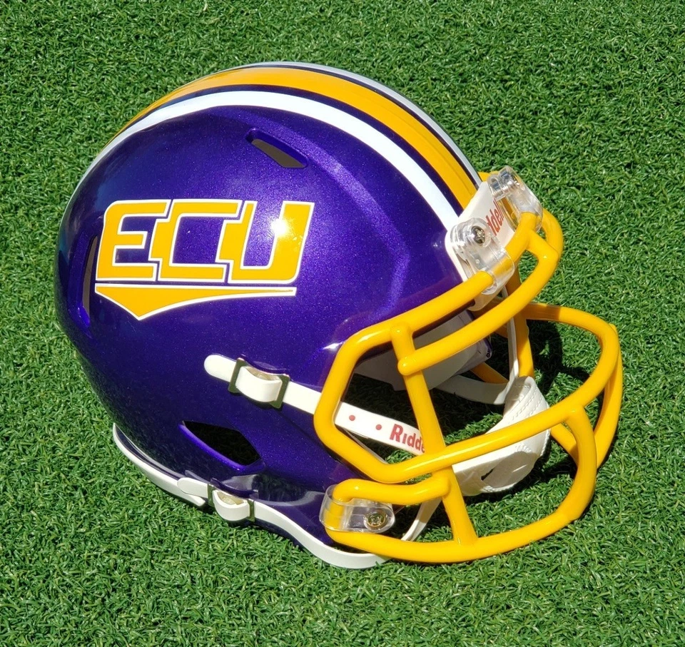 EAST CAROLINA ECU PIRATES 2025 THROWBACK TRIBUTE TO 1989-98 FOOTBALL MINI HELMET - Image 1 of 1