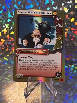 2003 DBZ Master Roshi's Back Kick #CA30 Limited Foil Promo Rare LP - Image 1 of 3