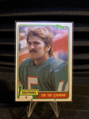 1981 Topps Football. Uwe Von Schamann #21 - Image 1 of 2