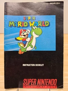 Super Mario World NUR HANDBUCH, SNES Super Nintendo 1991 Nintendo - Bild 1 von 2