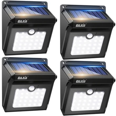 Luzes solares externas sensor de movimento de segurança sem fio luzes solares externas Wat... - Imagem 1 de 4