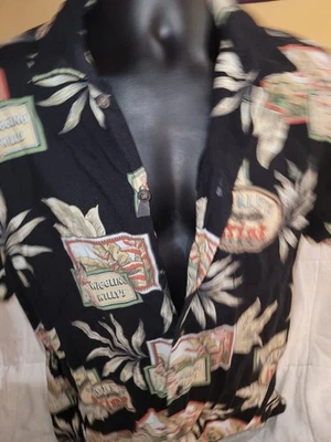 Повседневная рубашка Newport Blue Willy's Drink на пуговицах размер L подходит для M/L - Изображение 1 из 4