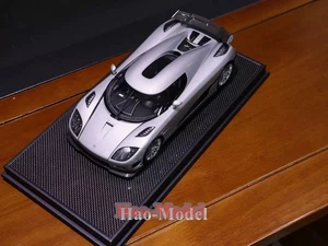 VMB 1:18 Koenigsegg CCXR Trevita Alloy Diecast Model Car Birthday Gifts Silver - Picture 1 of 10