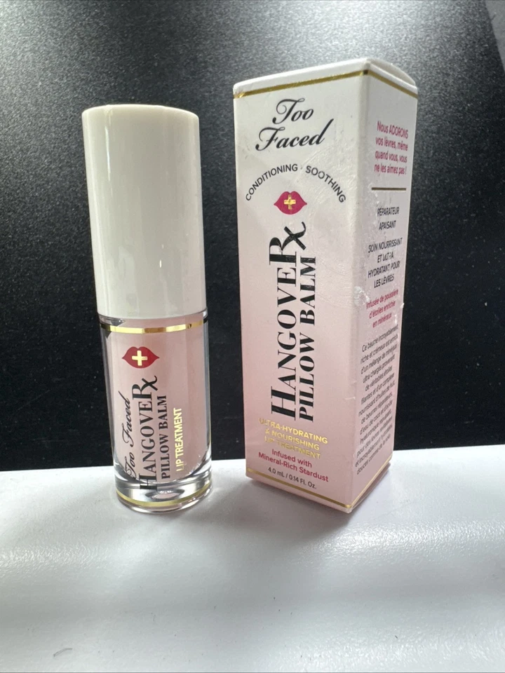 Bálsamo Almohada Resaca Too Faced Tratamiento Labial Ultra Hidratante Original 0.14oz Nuevo en Caja Foto 1 de 4