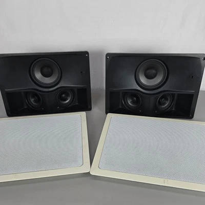 Par de altavoces estéreo de alta gama KEF Ci 130DS montaje empotrado de pared/techo Foto 1 de 4