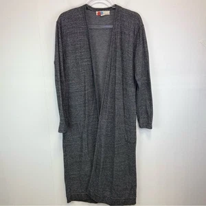 Free People Beach Open Front Long Cardigan Duster Gray S petite boho vacation - Picture 1 of 15