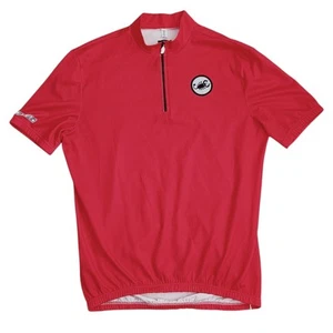 Castelli Cycling Jersey Top Vintage Red 1/4 Zip Bicycle Shirt Italy Size XXL - Picture 1 of 11