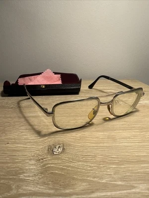 Gafas rellenas de oro vintage M/C 1/40 10KT RGP con estuche años 70 50-21 excelente estado Foto 1 de 4