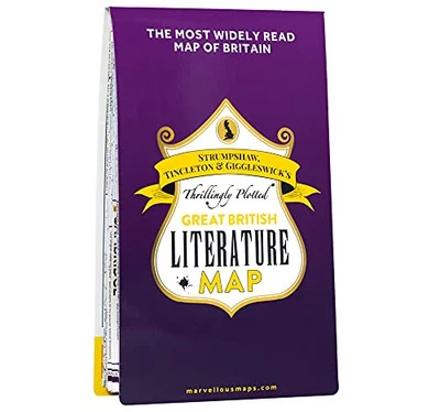 ST&G's Great British Literature Map by Tincleton & Giggleswick Book The Cheap - Image 1 of 2