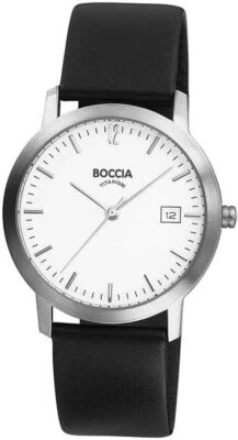 Мужские титановые часы Boccia Basic Collection 510-93 черные - Изображение 1 из 3