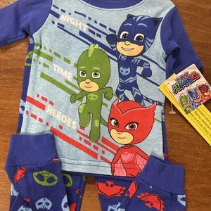PJ Masks Pajamas Toddler  2T Snug-Fit Shirt Pant PJ Set Cotton  NwT - Picture 1 of 2
