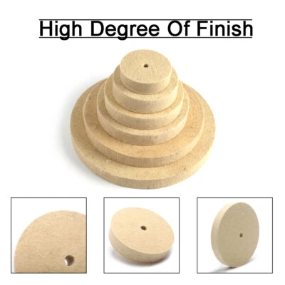3"-12" Wool Felt Polishing Buffing Grinding Wheel Buffing Disc Pad Abrasive Tool - Image 1 of 4