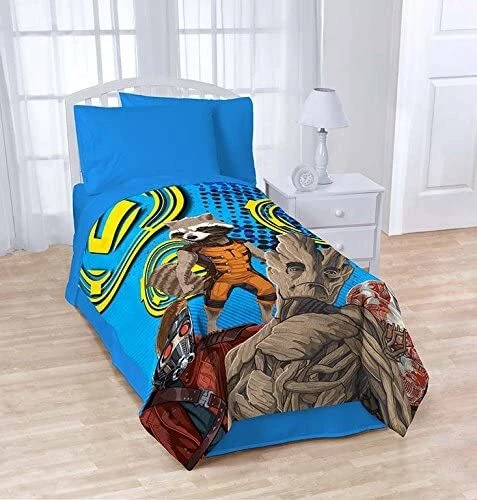 Marvel The Guardians of the Galaxy Blanket Oversized Throw 62" x 90" Raccoon - Image 1 of 1