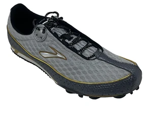 Brooks Nerve LD Grey Unisex Track Spikes Size 8 - Picture 1 of 5