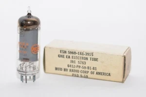MIL spec RCA JRC 5763 / CV2129 Vintage Beam Power Tube, equival to QV03-12, NOS - Picture 1 of 4