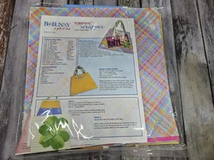 Bo Bunny PURSE Board Book KIT PAPER EMBELLISHMENTS RIBBON STICKERS - Picture 1 of 8