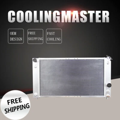 Radiador de alumínio ajuste Chevrolet GMC Blazer 4.3L V6 Jimmy 96-04 Bravada 1826 3ROW - Imagem 1 de 4